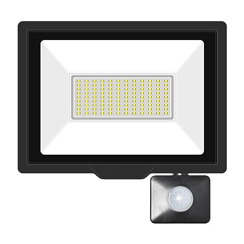 Projecteur LED à induction avec capteur PIR orientable et éclairage couleur nature étanche