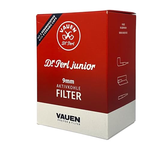 Dr. Perl Filter Junior Aktivkohlefilter gro?-9 mm-Ju-Max 4 x 180er Kohlenstoff Rot 10 x 8 x 5 cm
