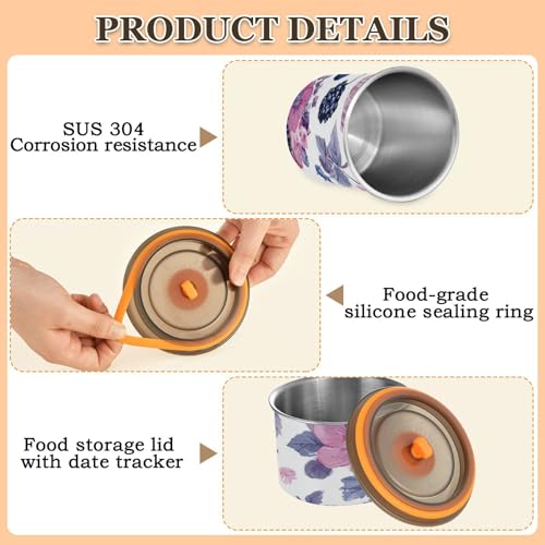 Contenedor hermético para café OTVEE acero inoxidable 500ml miniatura 5