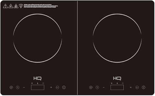 Cooktop de Indução HQ 2 Bocas Portátil 2000W Preto HQ-IDS3502 127V