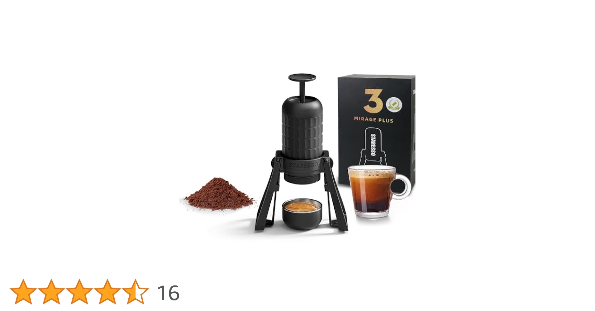 STARESSOポータブルコーヒーメーカ　ミラージュプラスとフィルターバスケット Amazon.co.jp: ポータブルコーヒーメーカー ，STARESSO プラス