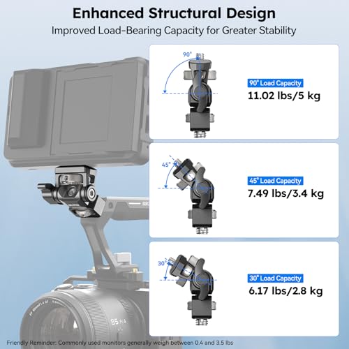 image for Sirui Camera Monitor Mount with 3/8” Retractable Locating Pins Mount