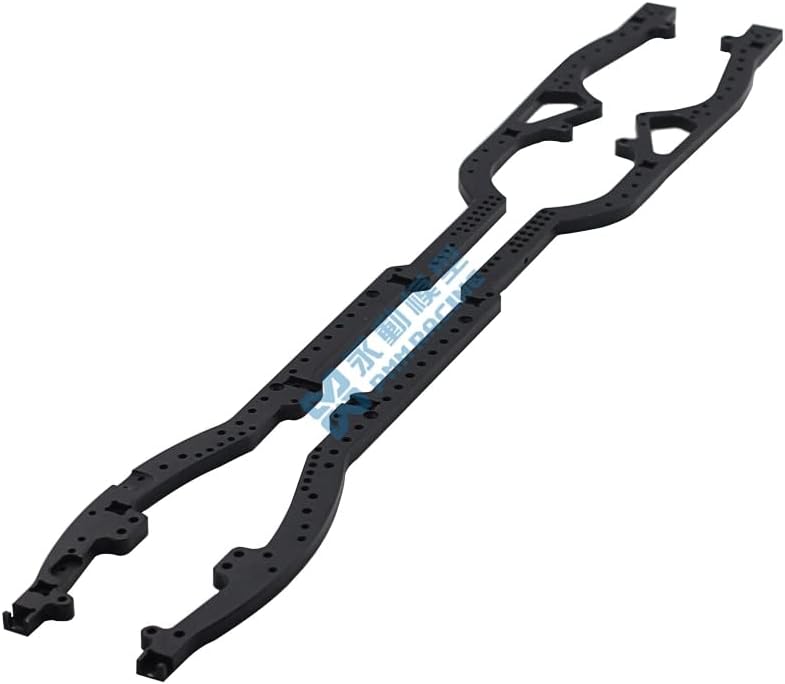 CNC Aluminium Alloy Frame Rails for 1/10 RC Rock Crawler D130 30001-01 6 * 6 Door