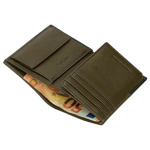 Pepe Jeans Unisex. 7831133 Cartera De Piel Dual Vertical Verde Caqui (Osfa), Casual - 4