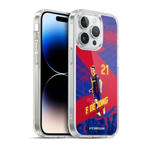 Carcasa Frenkie De Jong iPhone 13 Pro FC Barcelona silicona