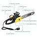 Electric Chainsaw Corded, 2500W Powerful Electric Chainsaw 16" Aluminium Blade Portable Corded Chain Saw, 4500rpm Chain Saw for Garden Tree Pruning,10m/s Chain Speed Auto Chain Lubrication to Cut Wood