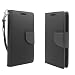 MetroPCS LG Optimus L70 Wallet Case with Credit Card Slots - Black