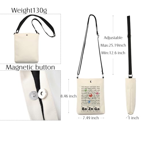 Theory Crossbody Bag Bang TV Show Inspired Gifts Fans Gift for Scientist Physicis Shoulder Bag2