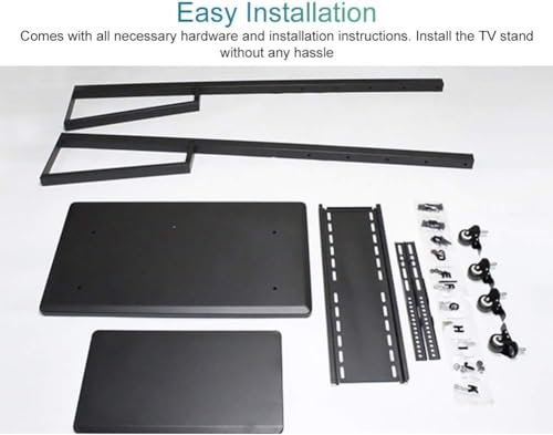 Soporte móvil ajustable para TV con ruedas miniatura 6