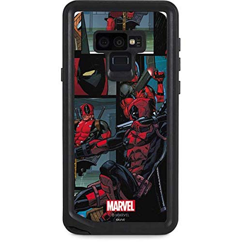 Skinit Waterproof Phone Case for Galaxy Note 9 - Officially Licensed Marvel/Disney Deadpool Comic Design