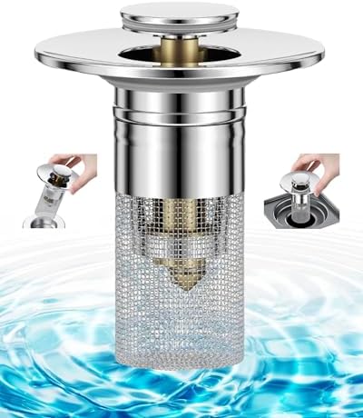 Amazon.com: Quick Turtle Sink Drain, Universal Kitchen Bathroom Basin ...