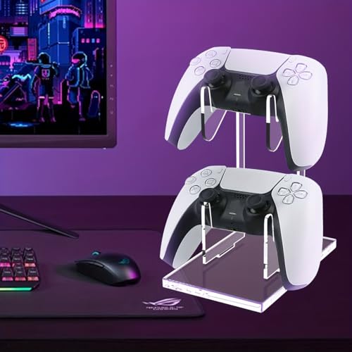 MP2 MINGPIN Universal Dual Controller Holder, Double Layer Game Console Handle Storage Rack For PS5/PS4/Switch Pro/Xbox Elite/Xbox/Xbox 360 Home Storage Supplies Game Room Supplies