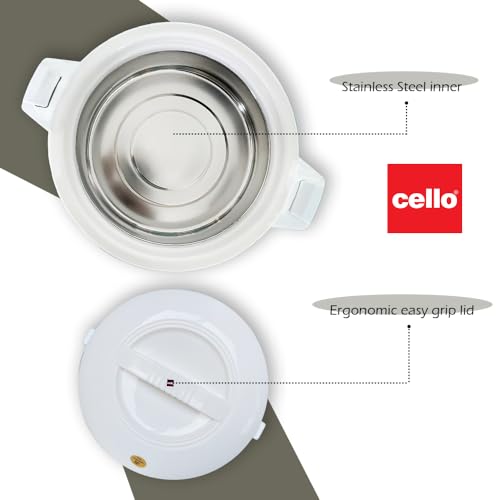 Cello Chef 2500 Deluxe Insulated Hot-Pot Casserole Warmer & Cooler, 2300 ml Capacity