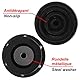 cyclingcolors 2x krücken gummi 18mm schwarz mit Metallverstärkung pads gehstöcke unterarmgehstützen stockspitze für wanderstöcke Rund Rohrkappen Endkappen Kappen Rundrohr