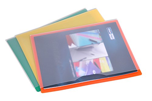 Nova Filer Waterproof Poly-File Folders With Top Tab, Letter Size, Assorted Colors, 10Pcs Pack #TOP7