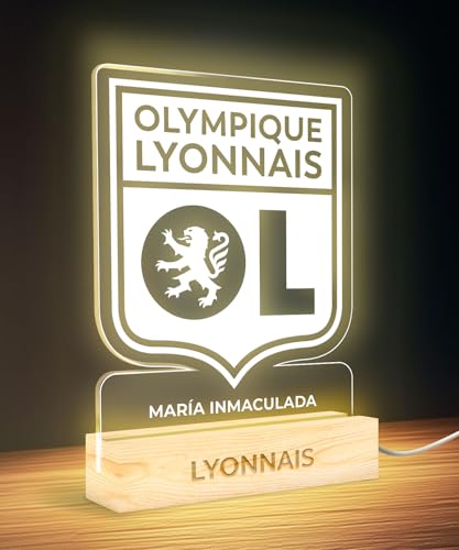 Panorama Lampe de Chevet Foot 15x22 cm Olympique de Lyon - Lampe ...