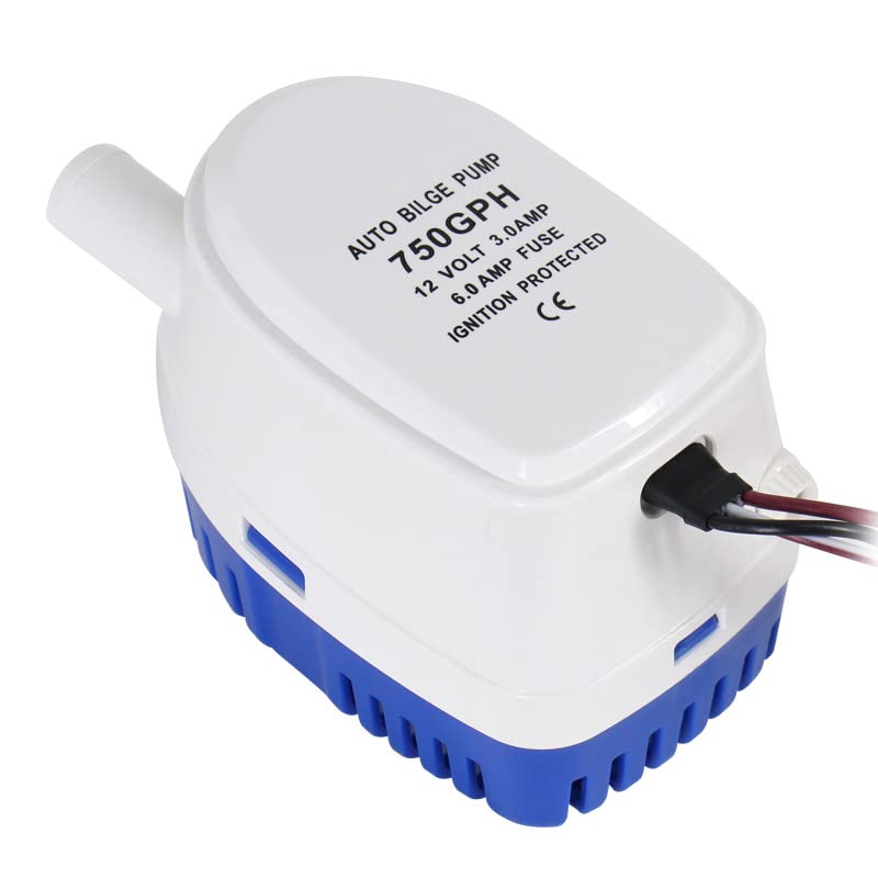 Bomba sumergible pequeña ajustable Bomba de achique automática for barco, 12 V, 24 V, 750 GPH, 1100 GPH, CC, sumergible, eléctrica, pequeña(220V)