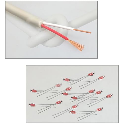 Sensor térmico NTC 10K de alta precisión con parche inoxidable para medición directa 5