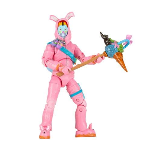Fortnite Legendary Rabbit Raider - 6-inch Articulated Figure with Harvesting Tool, Back Bling, and Code for Bonus Virtual Item
