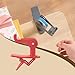 Amagogo Desktop Tape Dispenser Tape Cutter Tool Sticker Dispenser Label Roll Holder Stand Convenient Portable Easy to Use with Clamp