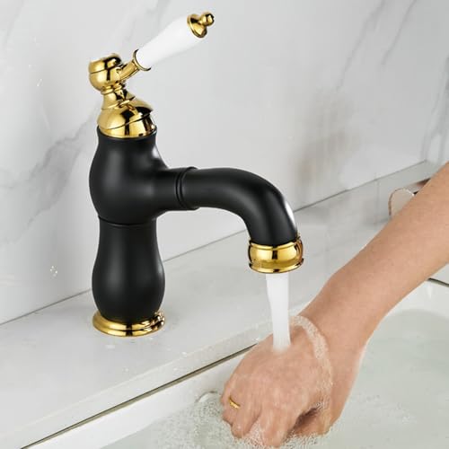 Robinet de lavabo extractible pour moderniser une salle de bains rétro - 2