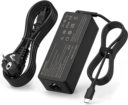 Bloc alimentation 65W USB C pour ThinkPad T490, idéal en voyage et au bureau