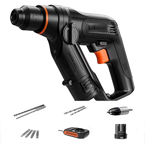 12V Wiederaufladbare Bohrhammer, Multifunktionshaushalts Wiederaufladbare Schlagbohrmaschine Beton Dual-Purpose Elektrische