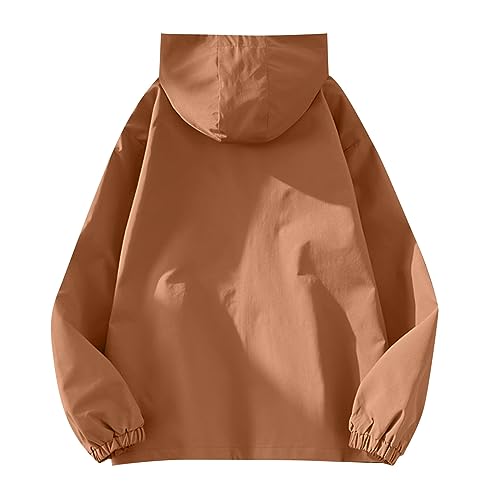 Ymosrh Men's Jacket Waterproof Rain Lightweight Hooded Shell for Travel Hiking Golf Raincoats with Hood, M-5XL4