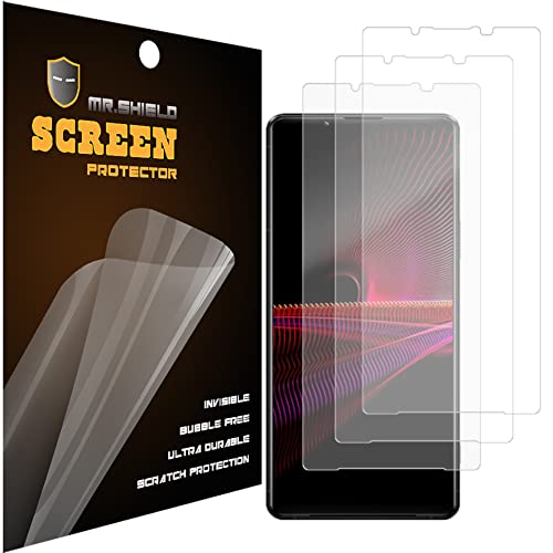 Mr.Shield Protector de Pantalla para Sony Xperia 1 III Anti Glare [Matte] [3 Piezas] Anti-Arañazos (PET Material)
