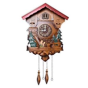 Kendal Cuckoo Clock Pendulum Quartz Wall Clock Black Forest House Home Decor MX239