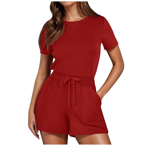 Mono corto cómodo para mujer con manga corta y bolsillos para solucionar tu look diario