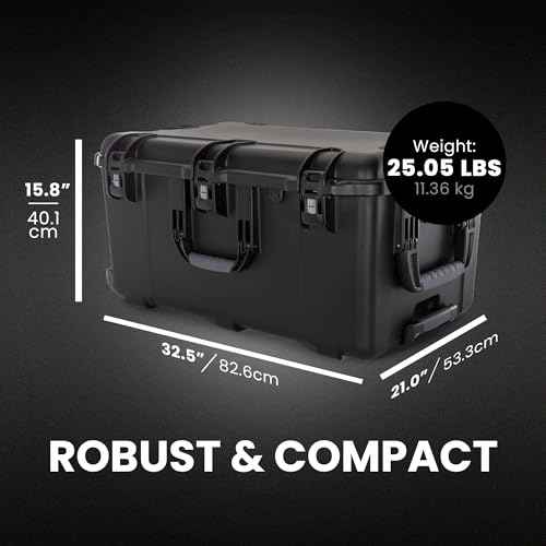 Maleta rígida NANUK 965 Pro para cámara con ruedas y divisores miniatura 6