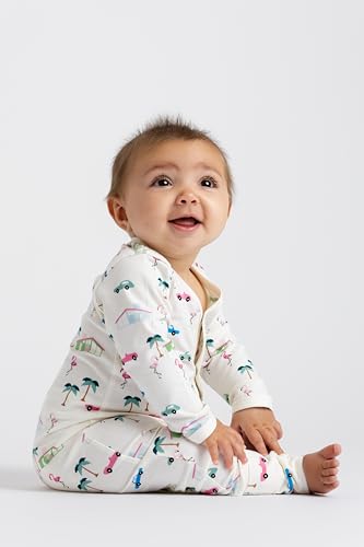 Image of monica + andy On the Go Baby One Piece, 100% Organic Baby Clothes for Girls & Boys, Sizes For Preemie, Newborn, & Infant