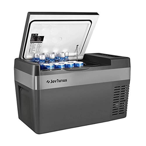 JoyTutus Car Refrigerator, 26 Quart Portable Refrigerator 12/24V Portable Fridge (-7.6℉-131℉) Car Cooler