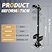 KUAFU Gun Rack Compatible with Polaris Ranger RZR General Can-Am Defender Pioneer Maverick Kawasaki Mule Teryx Kubota Golf Cart Gun Vertical Floor Mount Truck UTV Gun Holder