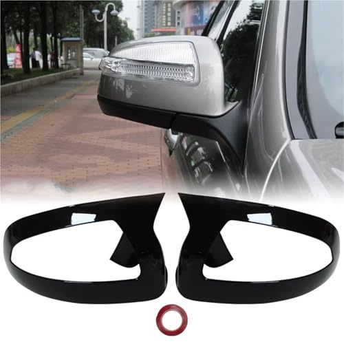 Couvercle de rétroviseur Benz Vito W639 fibre de carbone compatible Viano Bus 2007-2014 style M - 3