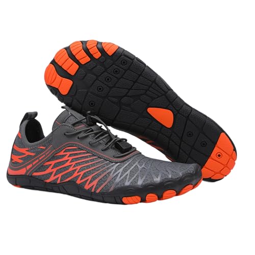 Image of SIOSNETA Hike Barefoot Shoes for Women Men, Breathable Non-Slip Athletic Footwear, Wide Toe Water Shoes for Hiking, Non-Slip Neuropathy Shoes for Women Men, Grounded Comfort wear