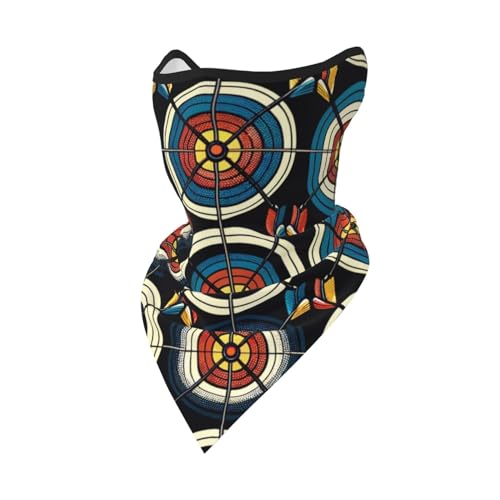 Reusable Face Cover Bandana Neck Gaiter Archery-Target-Game