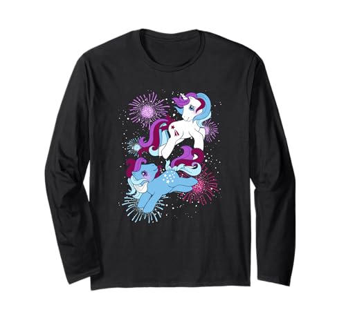 T-shirt My Little Pony Fourth of July manches longues rétro imprimé Fireworks