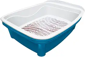 Furacão Pet Banheira Gato Classic Plus Azul Para Gatos