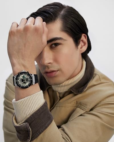 Image of Kenneth Cole Quartz Chronograph with Date Silver Dial Black Silicone Strap Watch for Men - KCWGO0035501MN