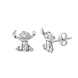 Disney Lilo & Stitch posrebrzane kolczyki Stitch