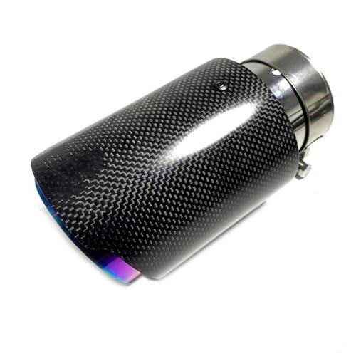 Tubo de escape coche morado brillante para Benz que transforma la estética trasera sosa