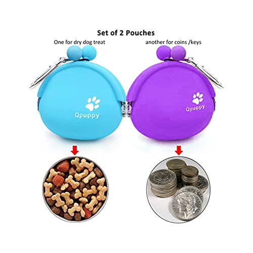 Bolsa de adestramento para cães QPZ Ordinary Dog Treat Fashion Portátil Bolsa para petiscos para ade