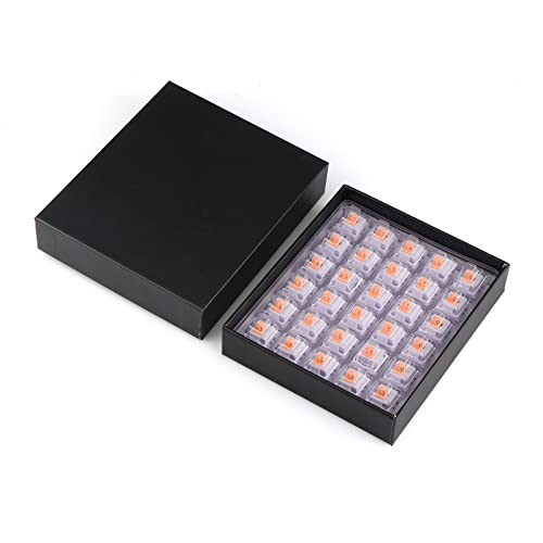 Image of EPOMAKER Mechanical Switches Set for Mechanical Gaming Keyboard, 100 Pieces, Pre-Lubed Switch, Linear /Tactile /Clicky, 5-Pin Creamy Switch with MX Keycaps (Wisteria(Tactile))