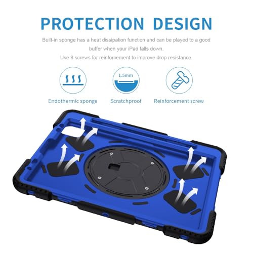 Coque iPad Pro 11 2022 protection robuste 4e Gen support rotatif 360 - 6