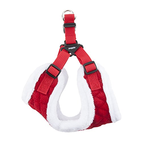 Harnais C pour chien Puppia Blitzen rouge en taille M pour balade