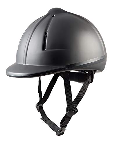 Casco de equitación PFIFF Seguridad K de 3C con protección ajustable para hípica