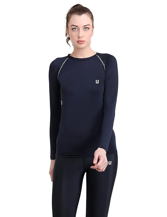 Image of Unbeatable Womens Compression Top T-Shirt for Gym Sports Yoga Swimming Running Full Sleeve