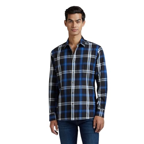 Image of Pepe Jeans Men's Regular Fit Full Sleeve Checkered Cotton Casual Shirt | Check Shirt for Man | Smart & Stylish | Multiple Styles | Mens Casual Shirts